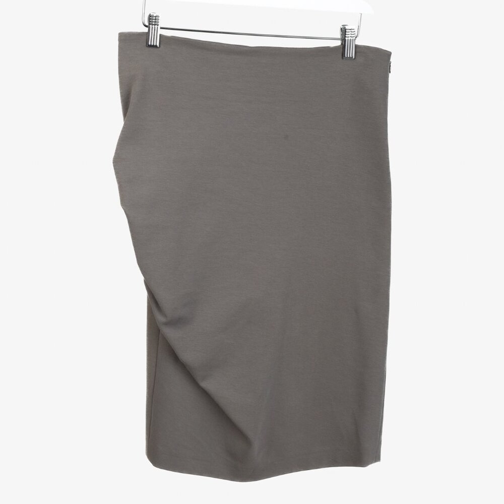 *SOLD* Brunello Cucinelli Grey Ruched Stretch Skirt
